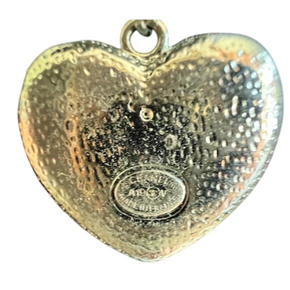 Chanel Silver Tiffany Blue Heart Crystal CC Charm with Snake Necklace (CCXX025) - Picture 4 of 5